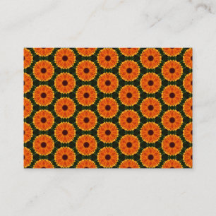 Geometric Marigolds 010614(01) Visitkort
