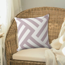 Geometric Mauve Stripe Wicker Mönster
