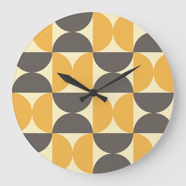 Geometric, medelårhundradets moderna stil mönster. stor klocka (Framsida)