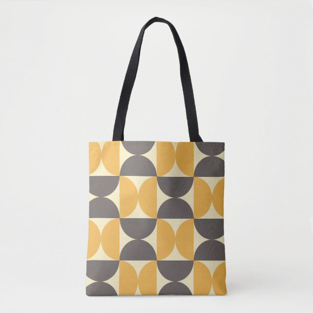 Geometric, medelårhundradets moderna stil mönster. tygkasse (Framsida)