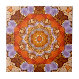 Geometric Mediterranean Abstract Design Tile Kakelplatta
