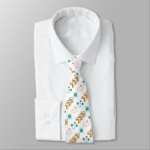 Geometric Medley Tie för manar - fetstilt och mode Slips