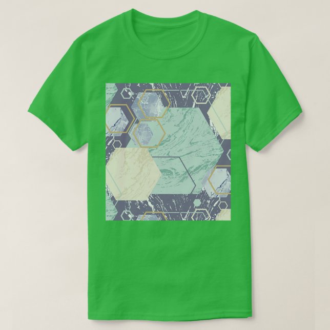 Geometric MidCentury Modern Mönster T Shirt (Design framsida)