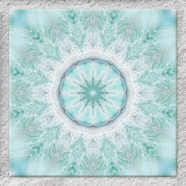 Geometric Mint Aqua Sea Star Bathroom Tile Kakelplatta