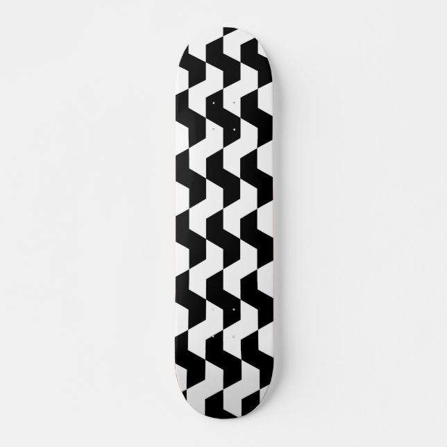 Geometric-Mode Skateboard Bräda 19,5 Cm (Framsida)