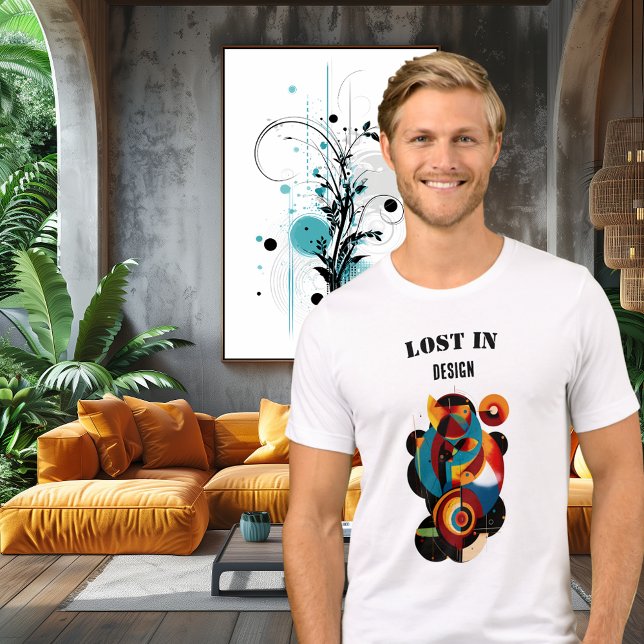 Geometric Modern Art – Abstract for Creative Minds T Shirt (Skapare uppladdad)
