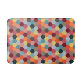 Geometric Modern Hexagon Mönster Bath Mat Badrumsmatta