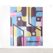 Geometric Modern Mönster Tapestry 1