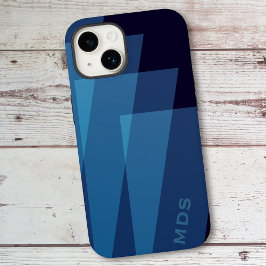 Geometric Modern Personlig Blue