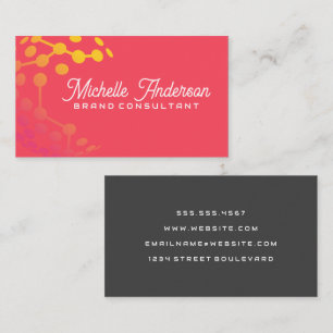 Geometric Modern Tech-Logotyp Visitkort