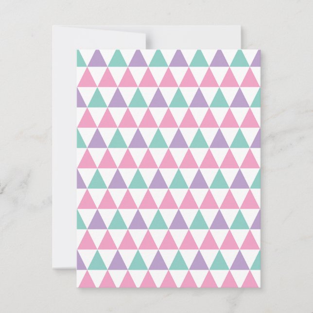 Geometric Mönster 12 Anteckningskort (Framsida)