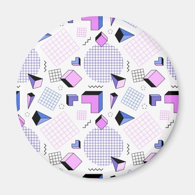 Geometric Mönster 13 Magnet (Framsidan)