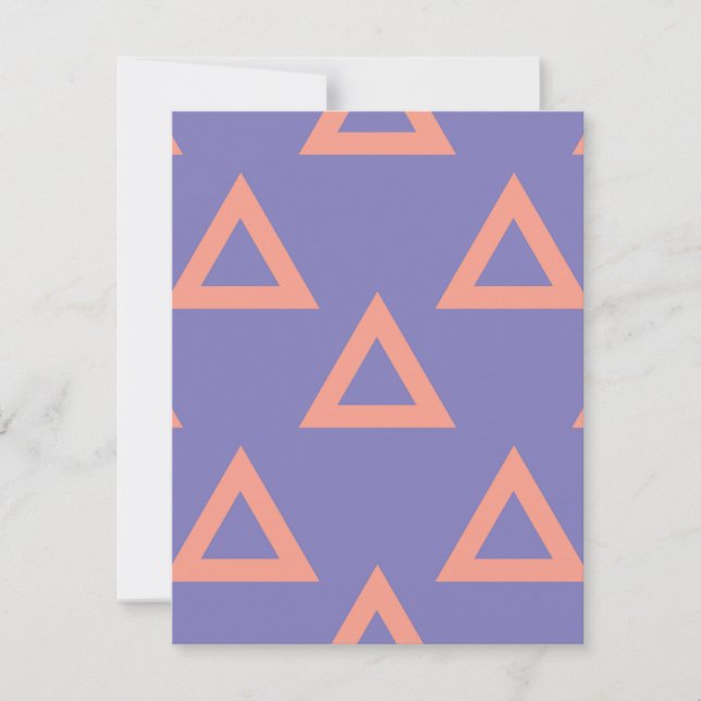 Geometric Mönster 16 Anteckningskort (Framsida)