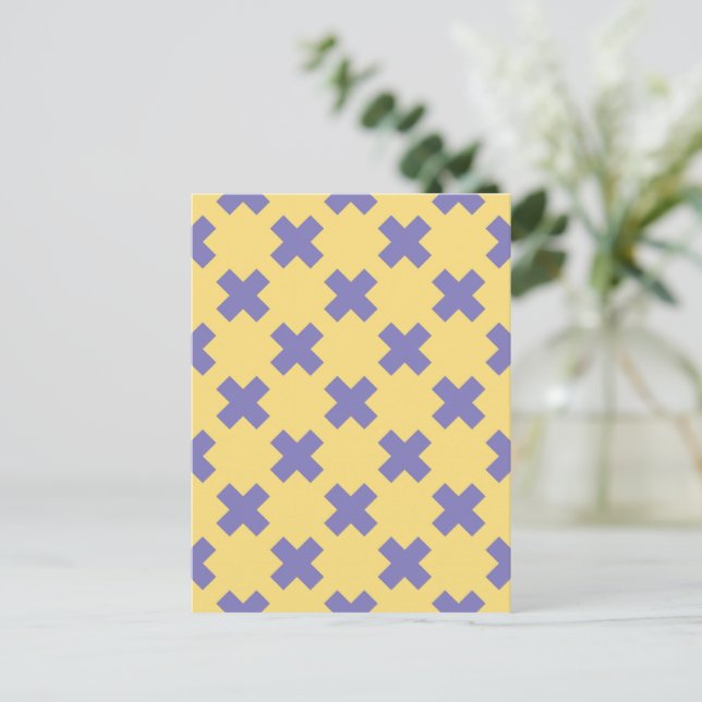 Geometric Mönster 18 Helg Vykort (Stående Fram)