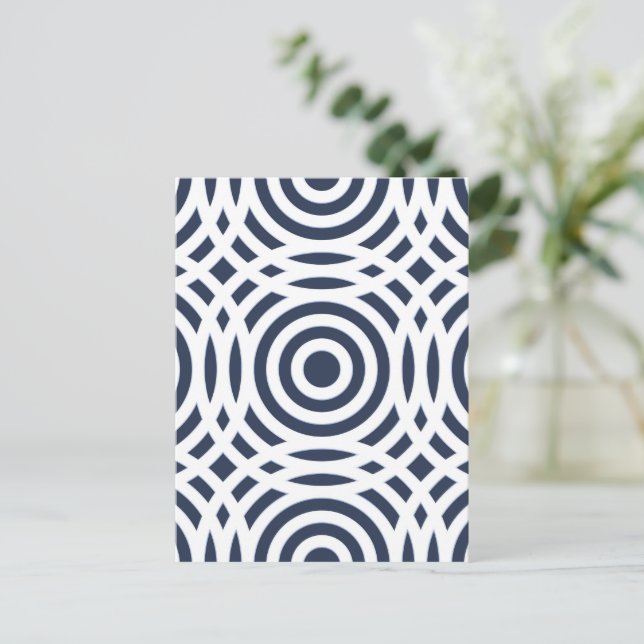 Geometric Mönster 19 Helg Vykort (Stående Fram)