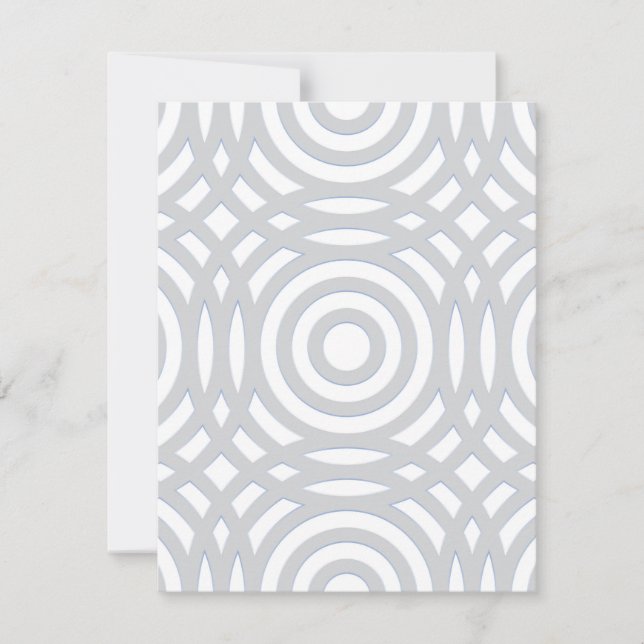 Geometric Mönster 22 Anteckningskort (Framsida)