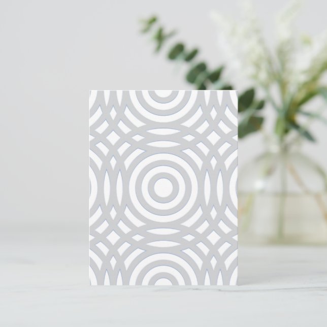 Geometric Mönster 22 Helg Vykort (Stående Fram)
