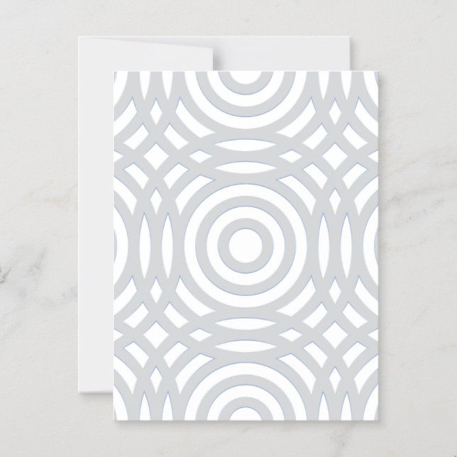 Geometric Mönster 22 Magnetisk Inbjudningskort (Framsida)
