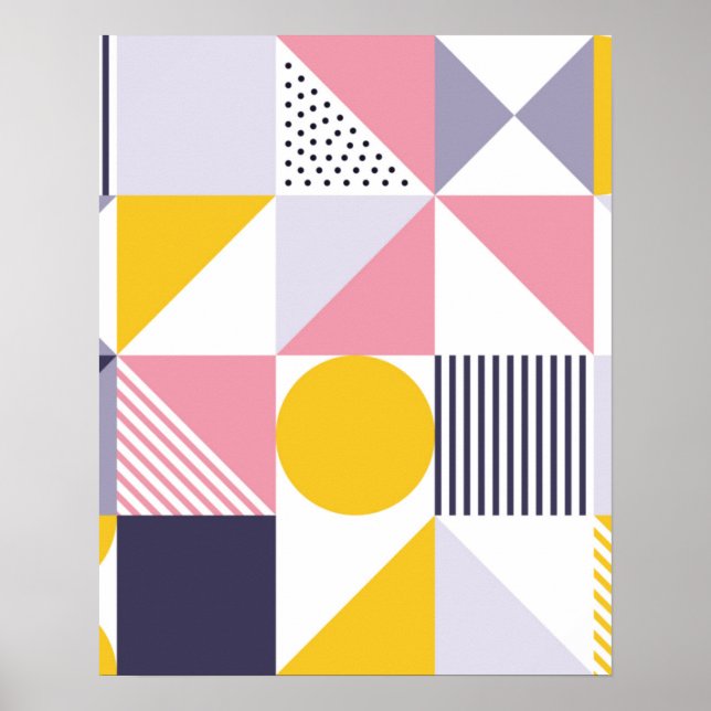 Geometric Mönster 26 Poster (Framsidan)