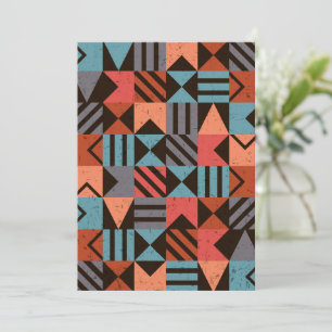 Geometric Mönster 28 Tack Kort