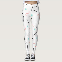 Geometric Mönster 32 Leggings