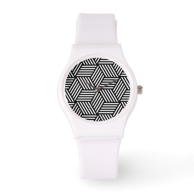 Geometric mönster art armbandsur (Framsida)