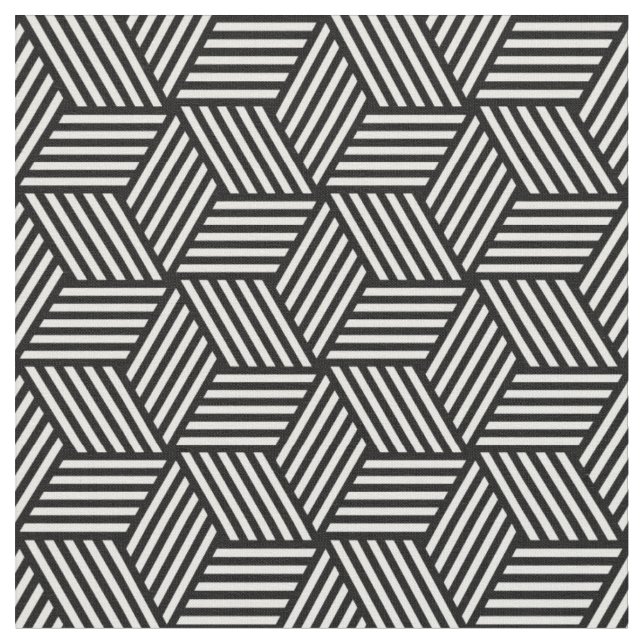 Geometric mönster art tyg (Närbild)