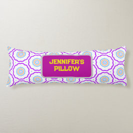 Geometric Mönster Bright-Färgad Kroppskudde