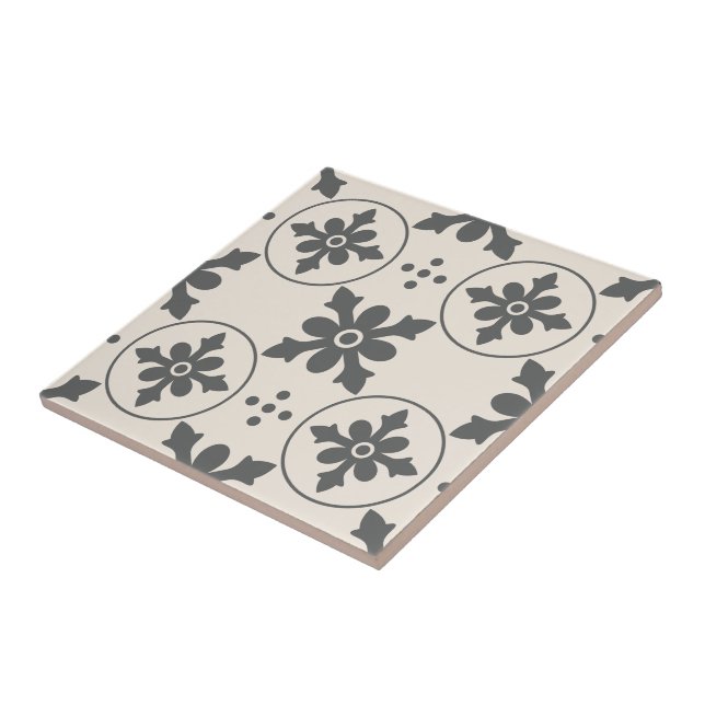 Geometric Mönster Decorative Ceramic Tile Kakelplatta (Sidan)