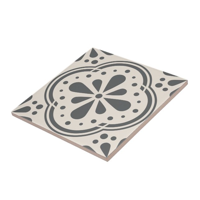 Geometric Mönster Decorative Ceramic Tile Kakelplatta (Sidan)