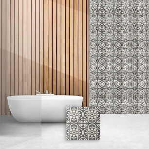 Geometric Mönster Decorative Quatrefoil Kakelplatta