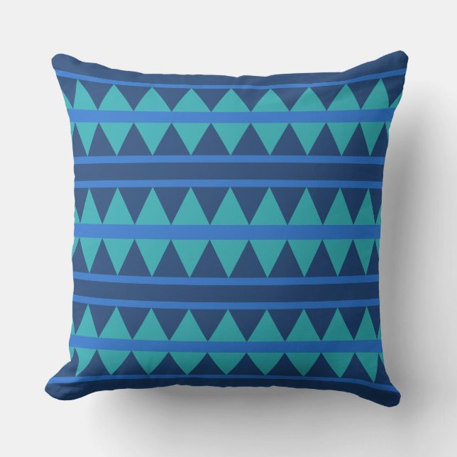 Geometric mönster dekorativ kudde (Framsida)
