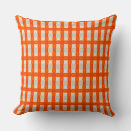 Geometric Mönster Dekorativ kudde i Orange