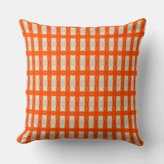 Geometric Mönster Dekorativ kudde i Orange