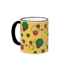 Geometric Mönster Dots Circles på valfri Färg