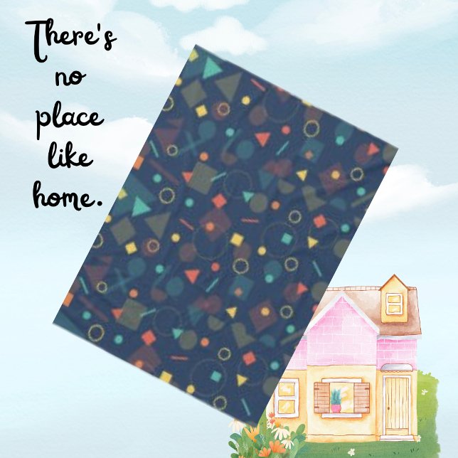 Geometric Mönster Fleece Blanket (Skapare uppladdad)