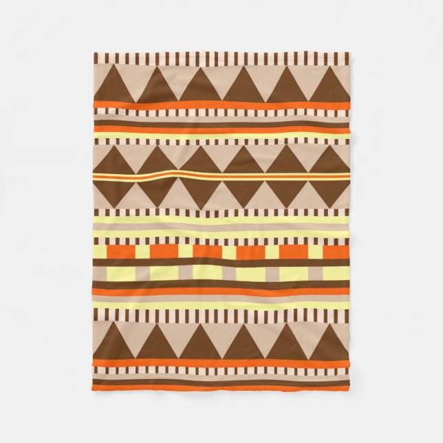 Geometric mönster fleecefilt (Framsidan)
