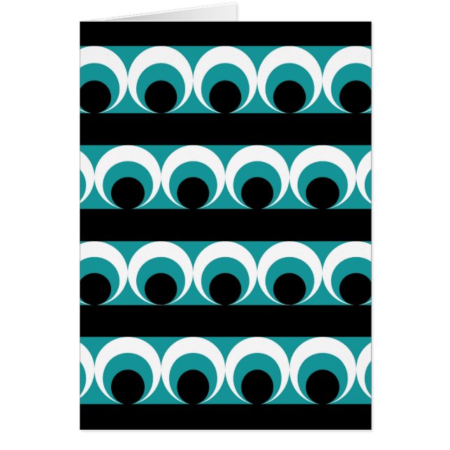 Geometric mönster hälsningskort (Framsidan)