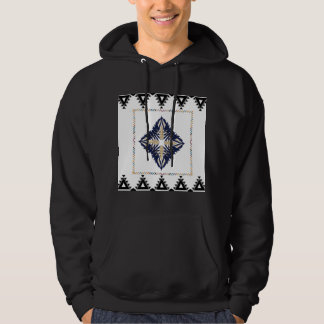 Geometric Mönster Hoodie