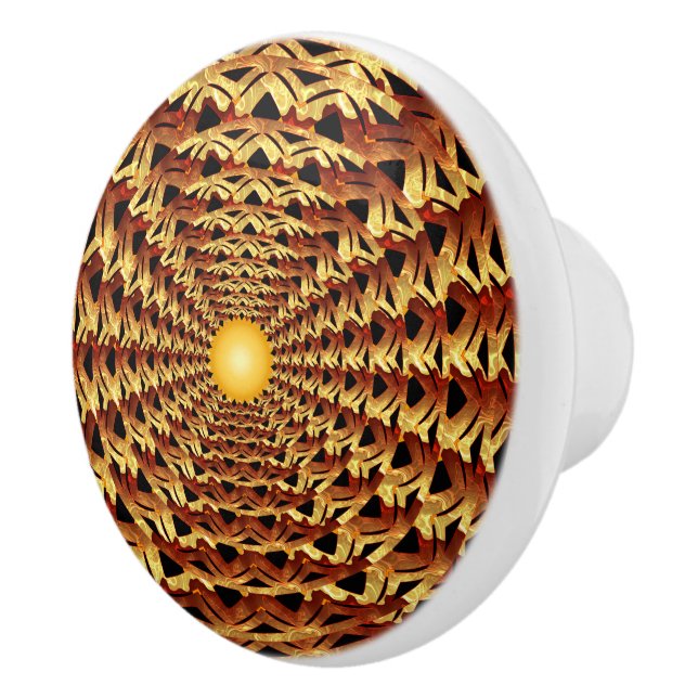 Geometric Mönster i Basket Knopp (Höger)