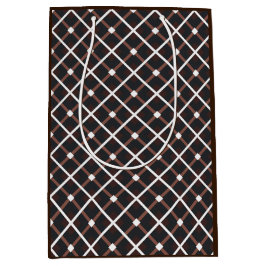 Geometric Mönster i Black and Warm Brown Tones