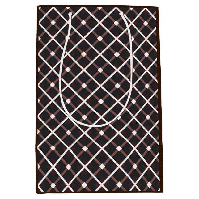 Geometric Mönster i Black and Warm Brown Tones (Framsidan)