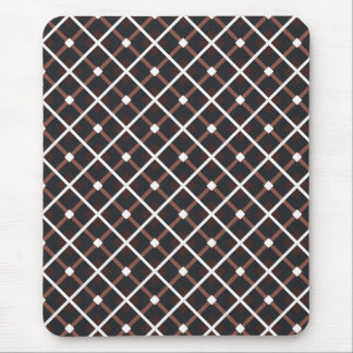 Geometric Mönster i Black and Warm Brown Tones Musmatta