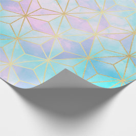 Geometric Mönster i konstglaset Presentpapper