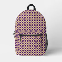 Geometric mönster in beige and indigo blue