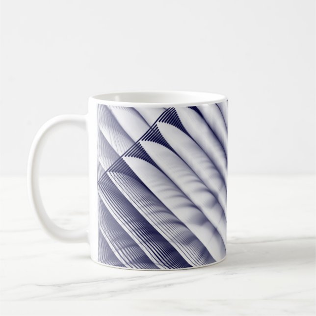 Geometric Mönster Kaffemugg (Vänster)