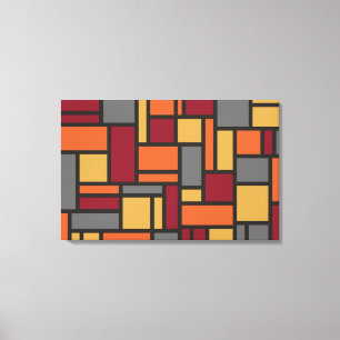 Geometric Mönster kanvastryck