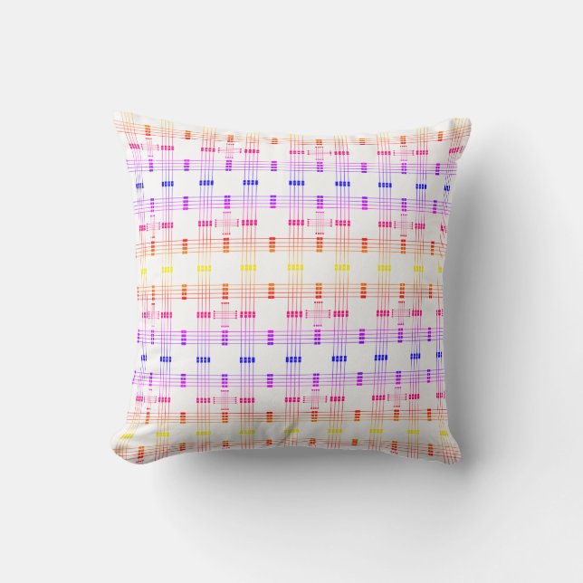 Geometric Mönster | Kvadslagning | LINJER | Filter Kudde (Framsida)