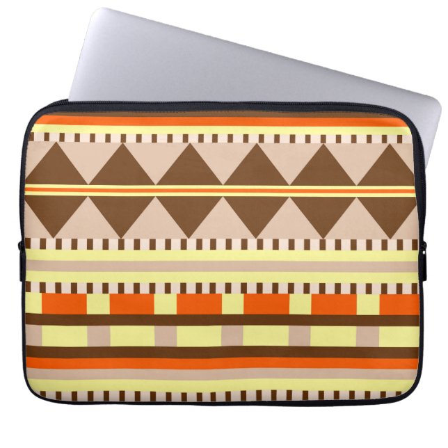 Geometric mönster laptop fodral (Framsidan)