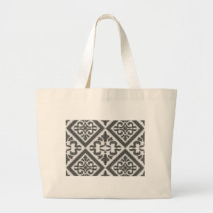 Geometric Mönster Lattice Jumbo Tygkasse